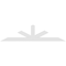 Ekena Millwork Saratoga Architectural Grade PVC Gable Bracket, 72"W x 18"H x 2"D x 4"F, 6/12 Pitch GBP072X18X0204SAR00 - alternate 5
